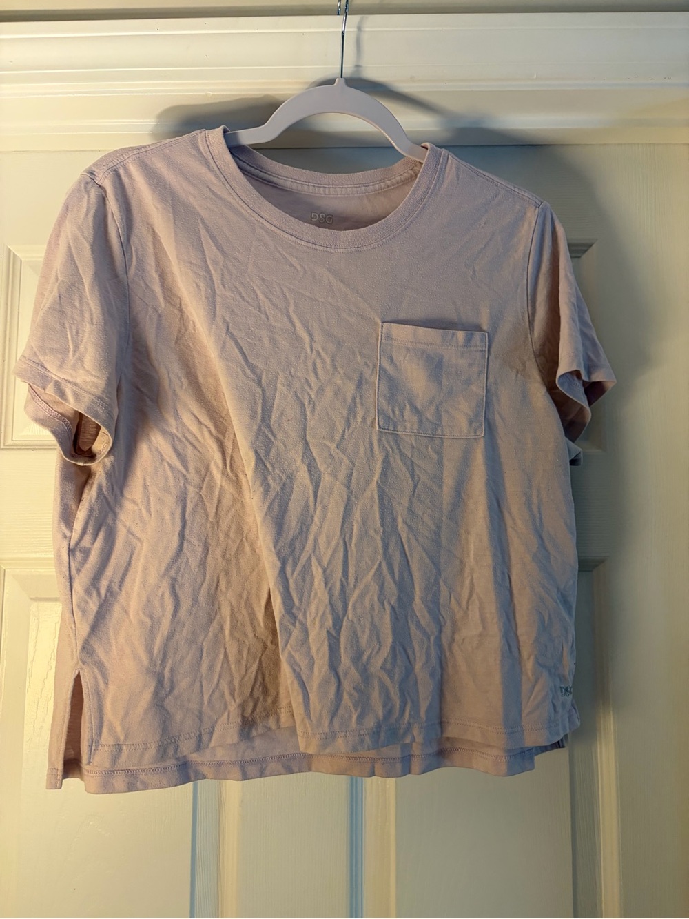 DSG Light Lavender Crop Top with Pocket